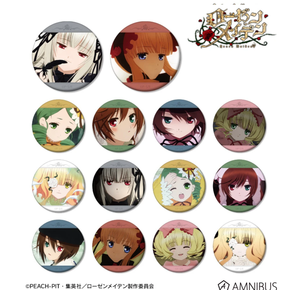 AMNIBUS 薔薇少女 名場面 集換式角色霧面徽章