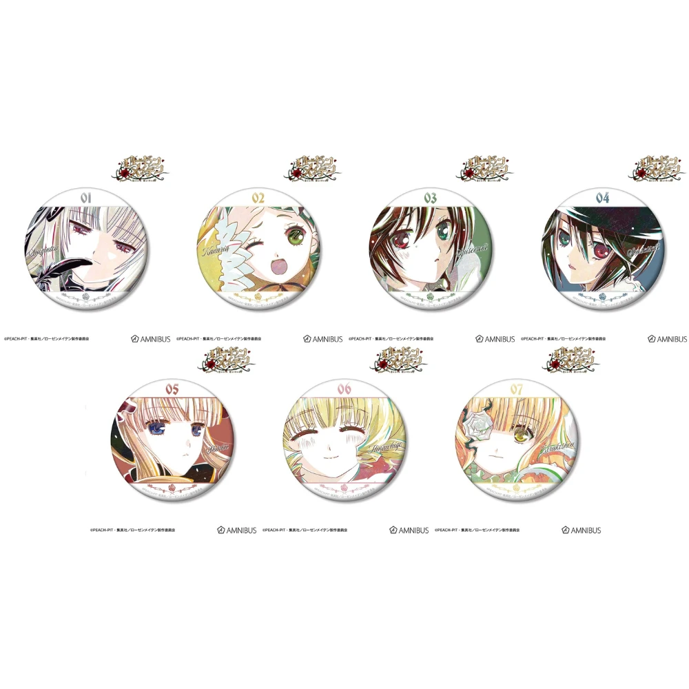 AMNIBUS 薔薇少女 Ani-Art 100mm 角色徽章