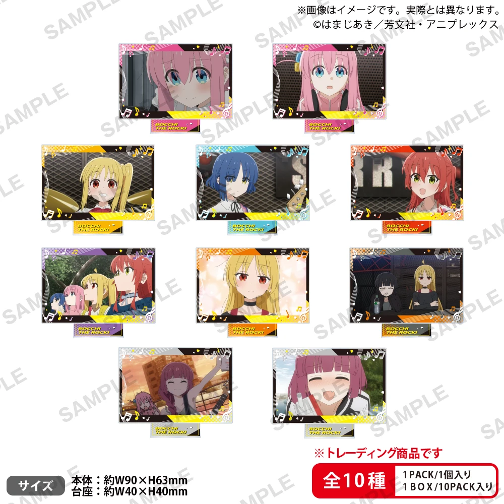 BUSHIROAD CREATIVE【盒抽】動畫「孤獨搖滾！」隨機角色方型立牌