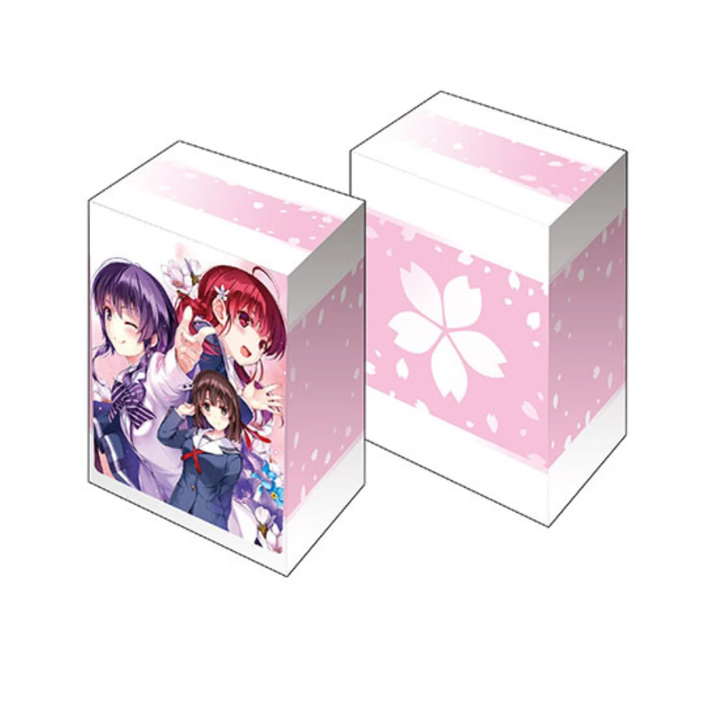 Bushiroad 塑膠卡盒 V3 Vol.1074 富士見文庫「不起眼女主角培育法」加藤惠＆波島出海＆冰堂美智留