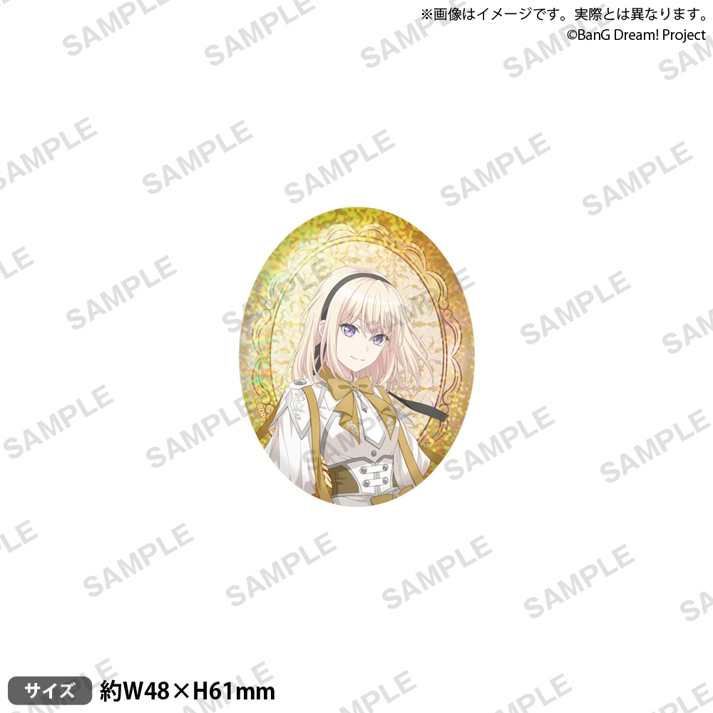 BanG Dream! Ave Mujica 橢圓形角色徽章 knight ver.