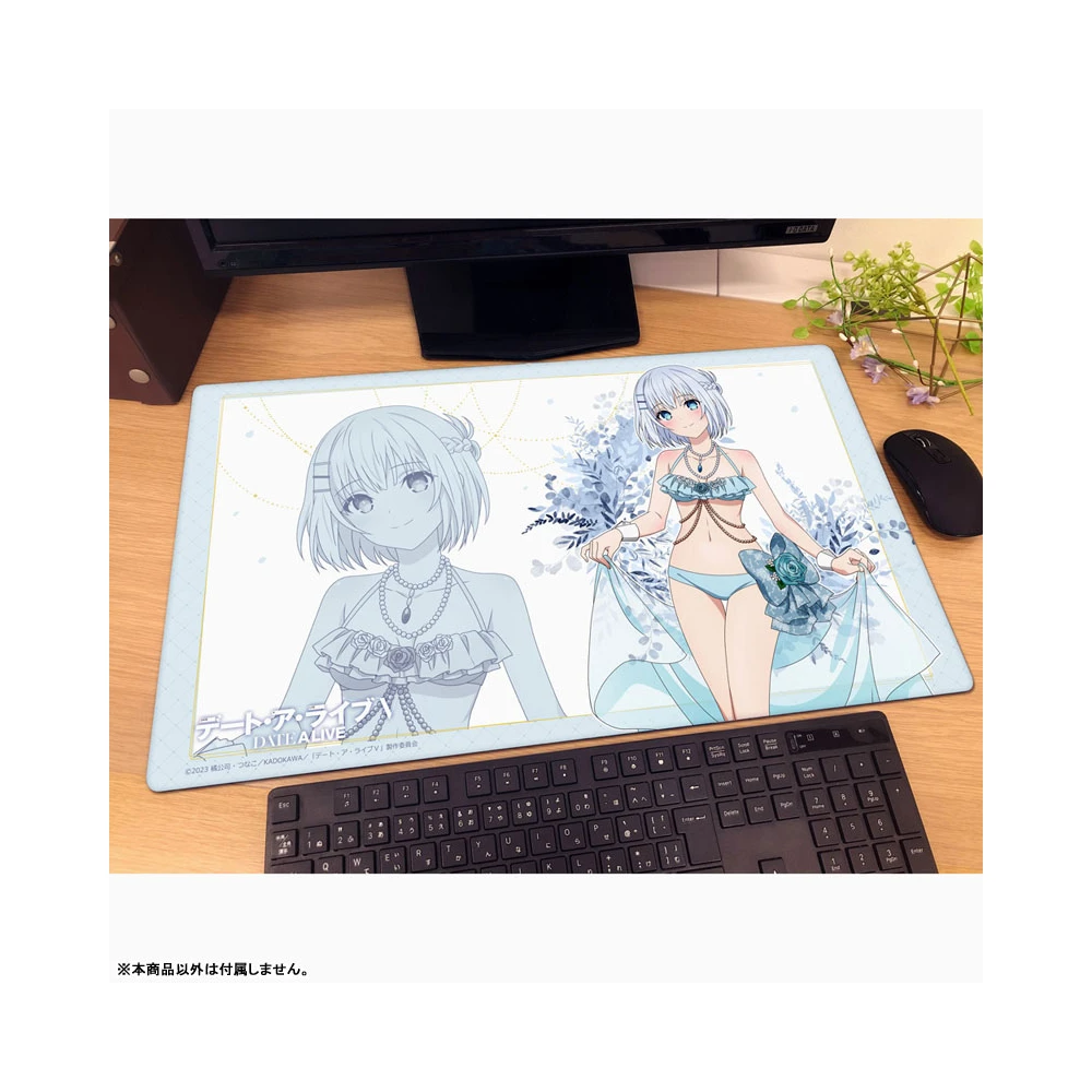 窗簾魂 橡膠桌墊 全新繪製 『約會大作戰V』鳶一折紙 泳裝禮服