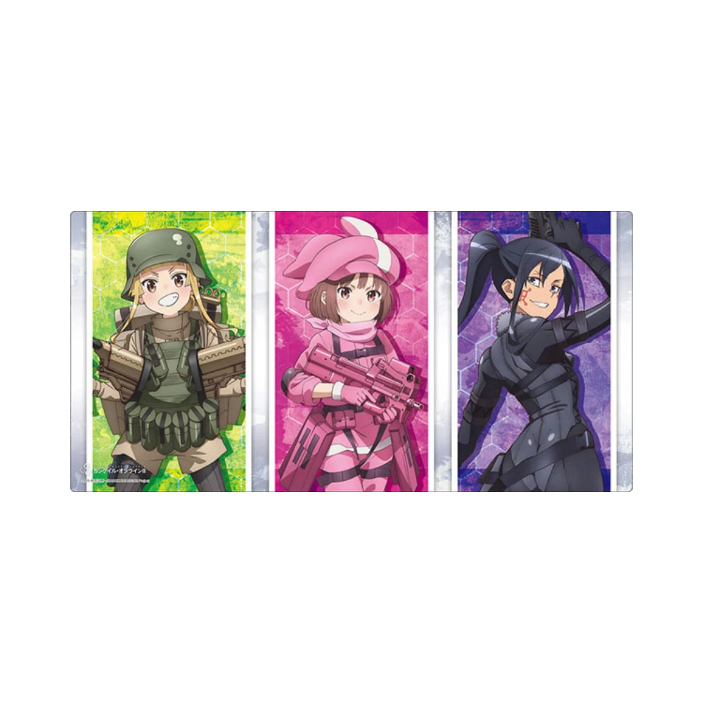 Bushiroad 橡膠桌墊 V2 Vol.1569「刀劍神域外傳 Gun Gale OnlineⅡ」蓮&不可次郎&Pitohui