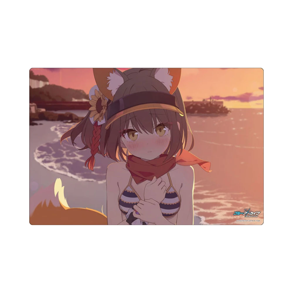 Bushiroad 橡膠桌墊 V2 Vol.1496「蔚藍檔案」伊樹菜(泳裝) 回憶大廳 ver.