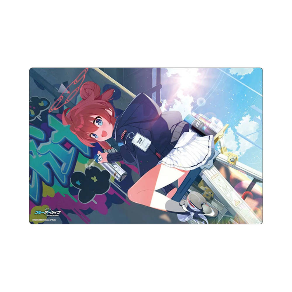 Bushiroad 橡膠桌墊 V2 Vol.1600「蔚藍檔案」真紀 回憶大廳 ver.
