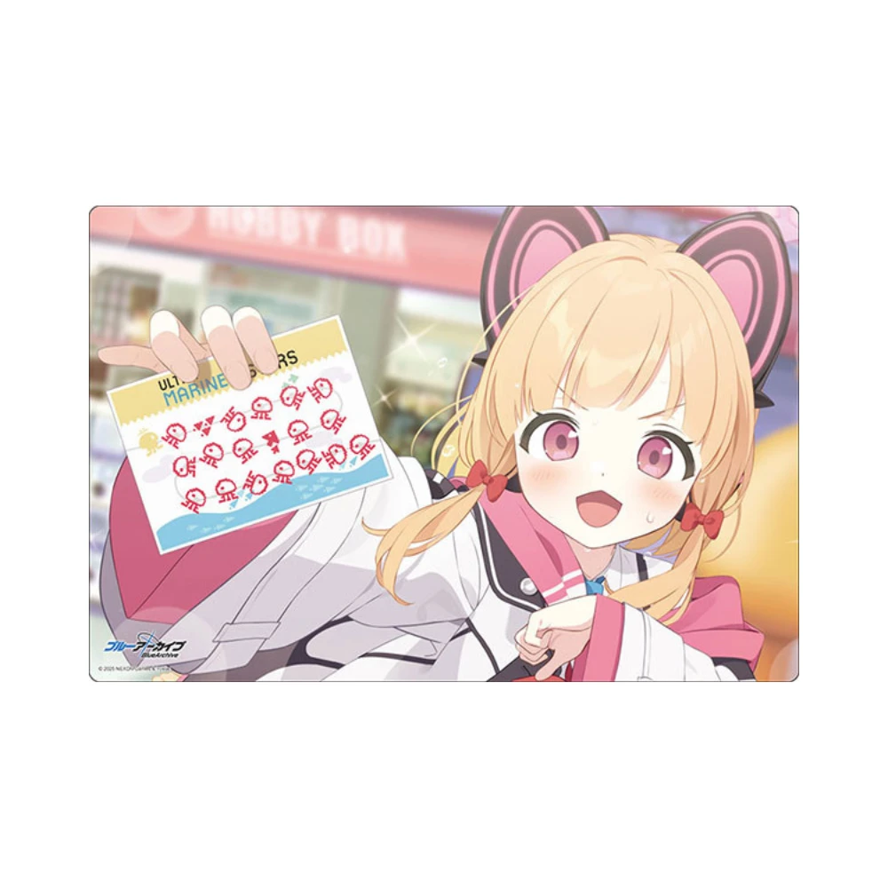Bushiroad 橡膠桌墊 V2 Vol.1603「蔚藍檔案」桃井 回憶大廳 ver.