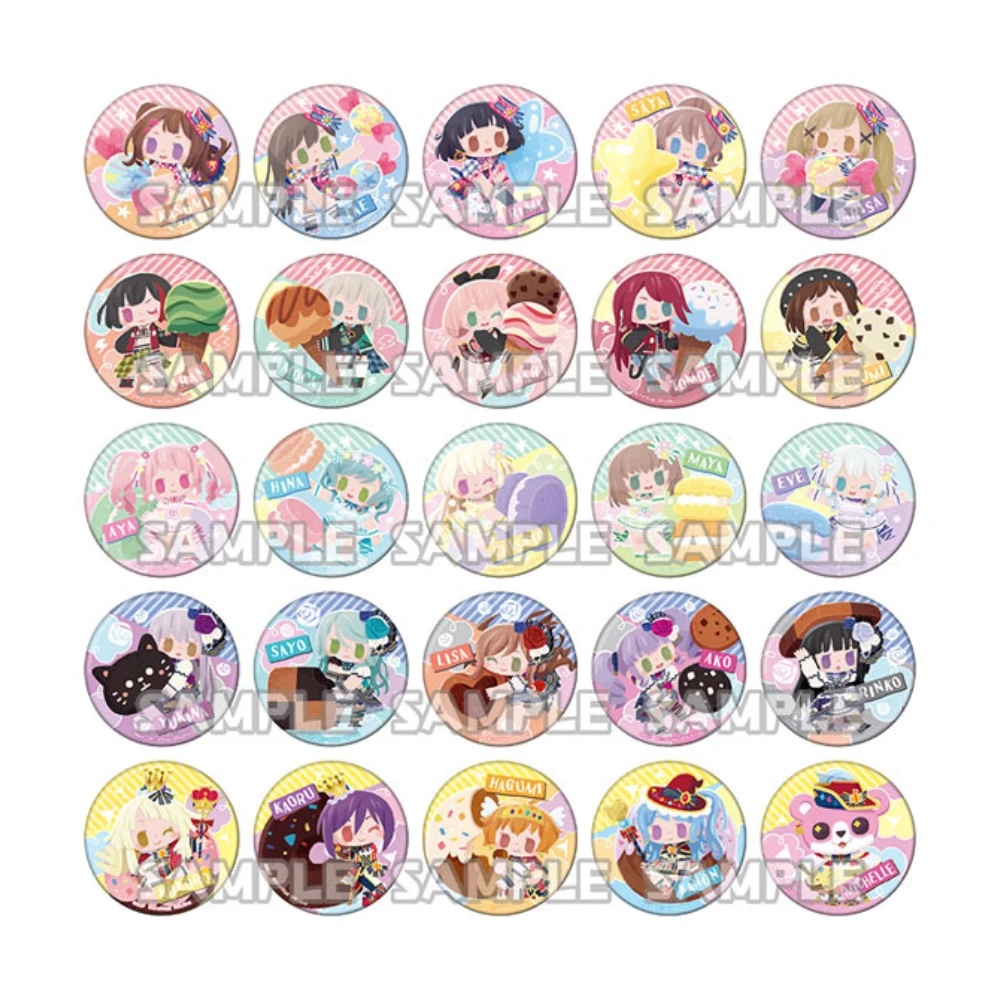 優惠價 BUSHIROAD CREATIVE【盒抽】BanG Dream! Girls Band Party! 隨機款徽章甜點派對ver.