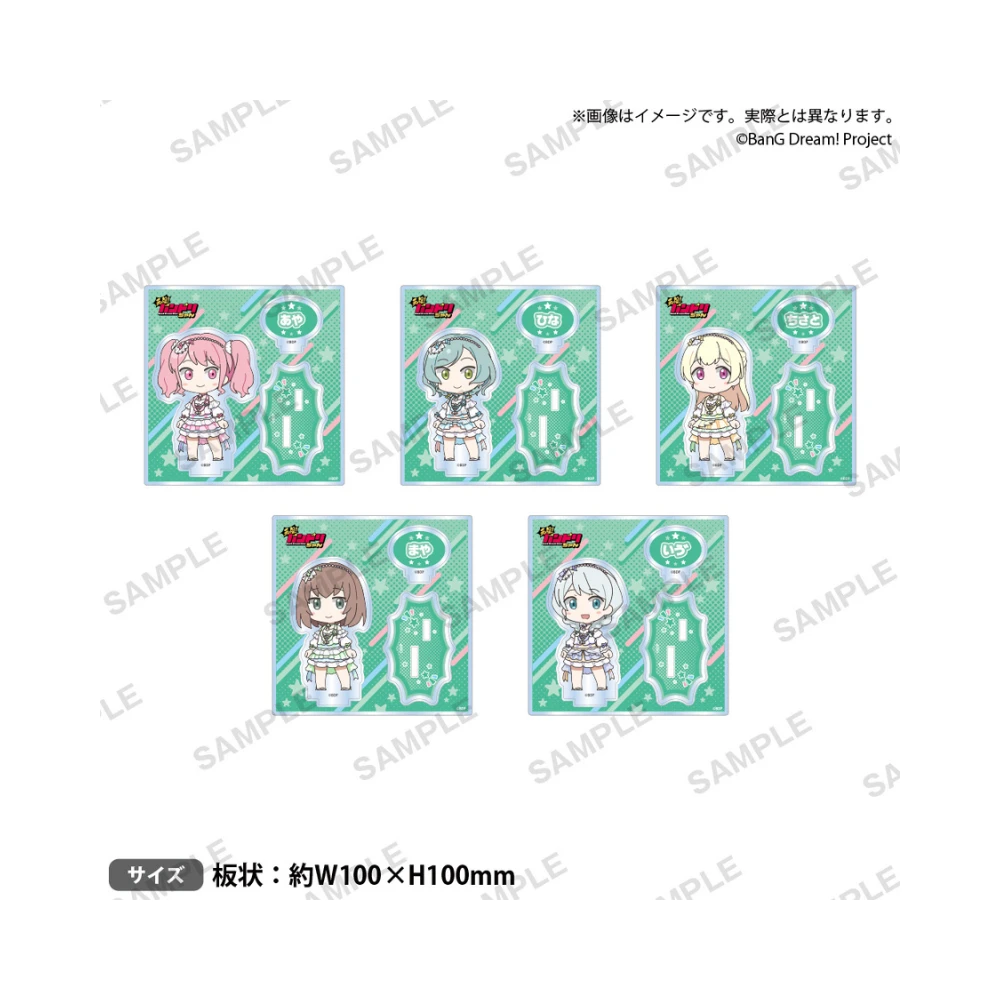 BUSHIROAD CREATIVE BanG Dream! 迷你動畫『元祖! バンドリちゃん』角色組裝式立牌 Pastel＊Palettes