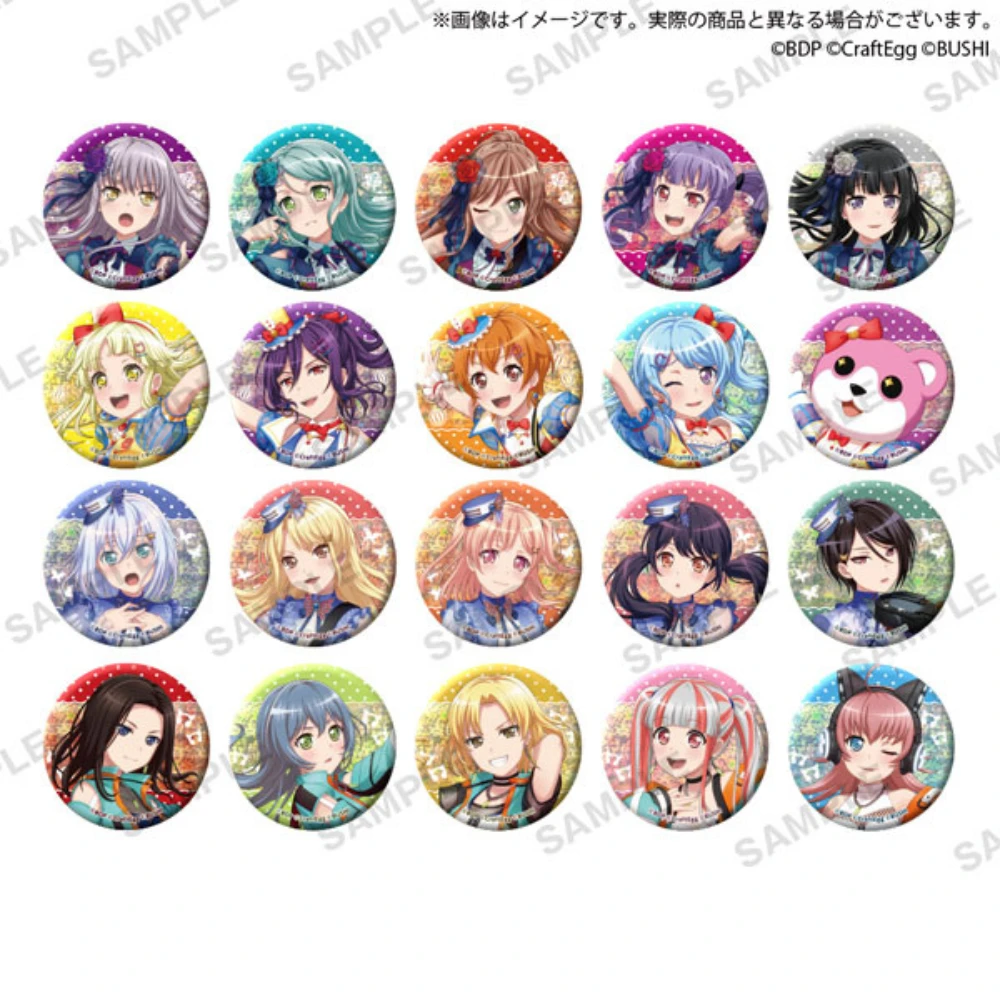 優惠價 BUSHIROAD CREATIVE【盒抽】BanG Dream! Girls Band Party! 隨機全息徽章 2022 Ver. Vol.2