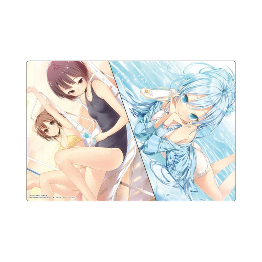 優惠價 Bushiroad 橡膠桌墊 V2 Vol.1066 電擊文庫「電波女&青春男」藤和艾莉歐&御船流子&前川