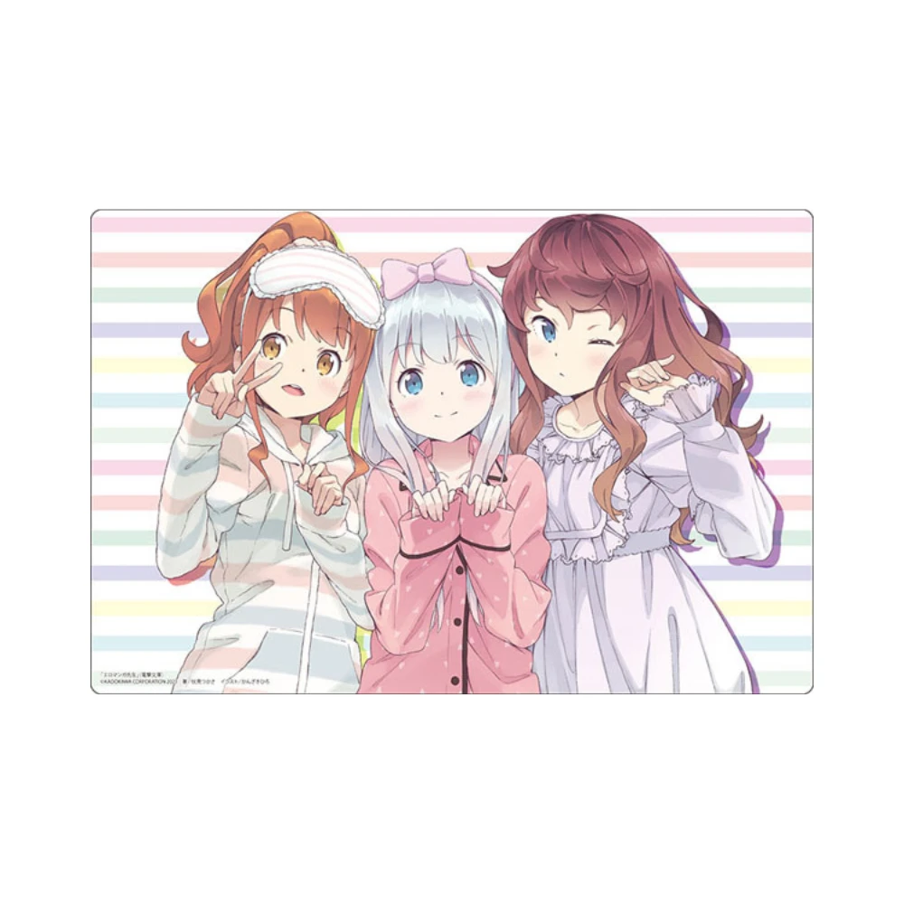 優惠價 Bushiroad 橡膠桌墊 V2 Vol.1147 電擊文庫「情色漫畫老師」神野惠&和泉紗霧&亞美莉亞·愛爾梅麗亞