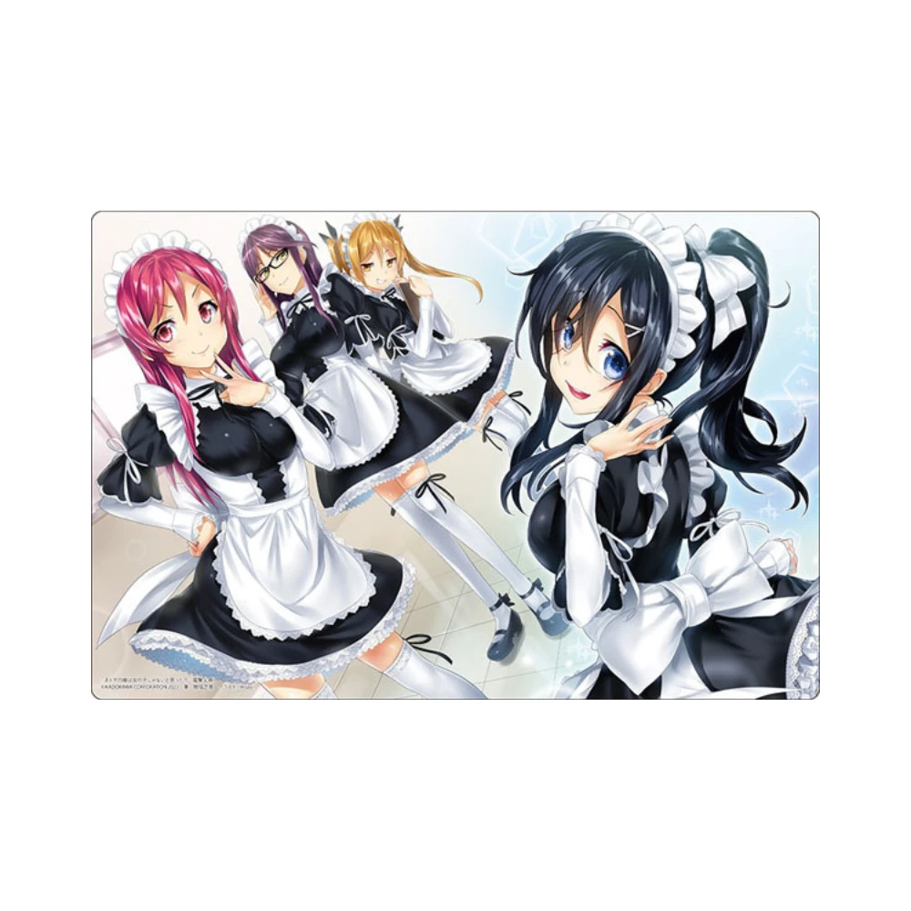 優惠價 Bushiroad 橡膠桌墊 V2 Vol.1157 電擊文庫「線上遊戲的老婆不可能是女生？」女僕咖啡廳