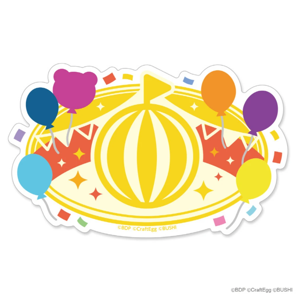 BUSHIROAD BanG Dream! Girls Band Party! Hello, Happy World! 貼紙