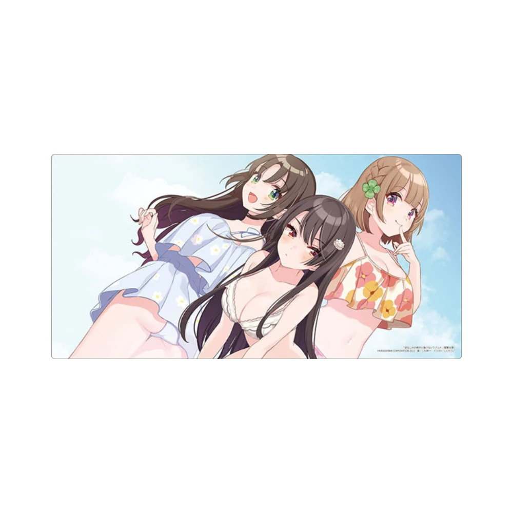 優惠價 Bushiroad 橡膠桌墊 V2 Vol.1231 電擊文庫「青梅竹馬絕對不會輸的戀愛喜劇」志田黑羽&可知白草&桃坂真理愛