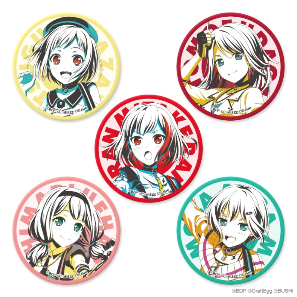 BUSHIROAD BanG Dream! Girls Band Party! C-POP ART 布章夾式徽章 Afterglow