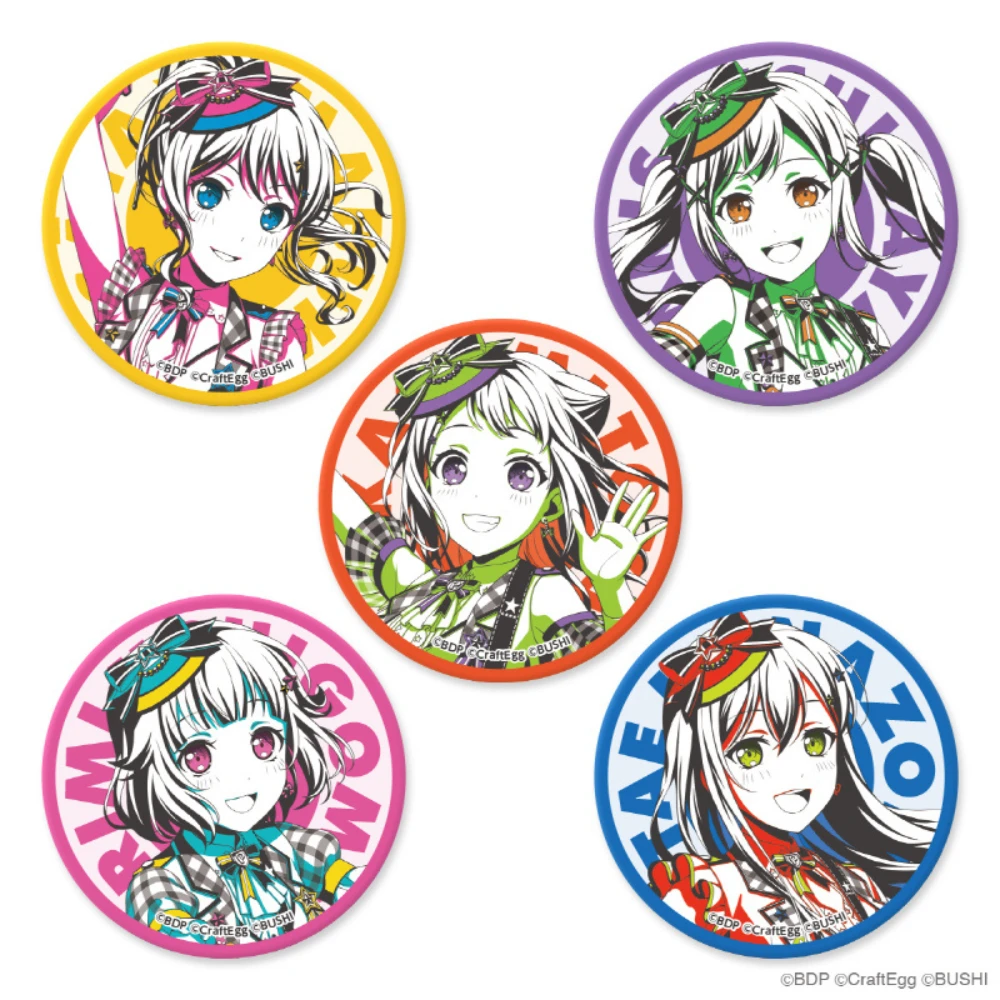 BUSHIROAD BanG Dream! Girls Band Party! C-POP ART 布章夾式徽章 Poppin'Party