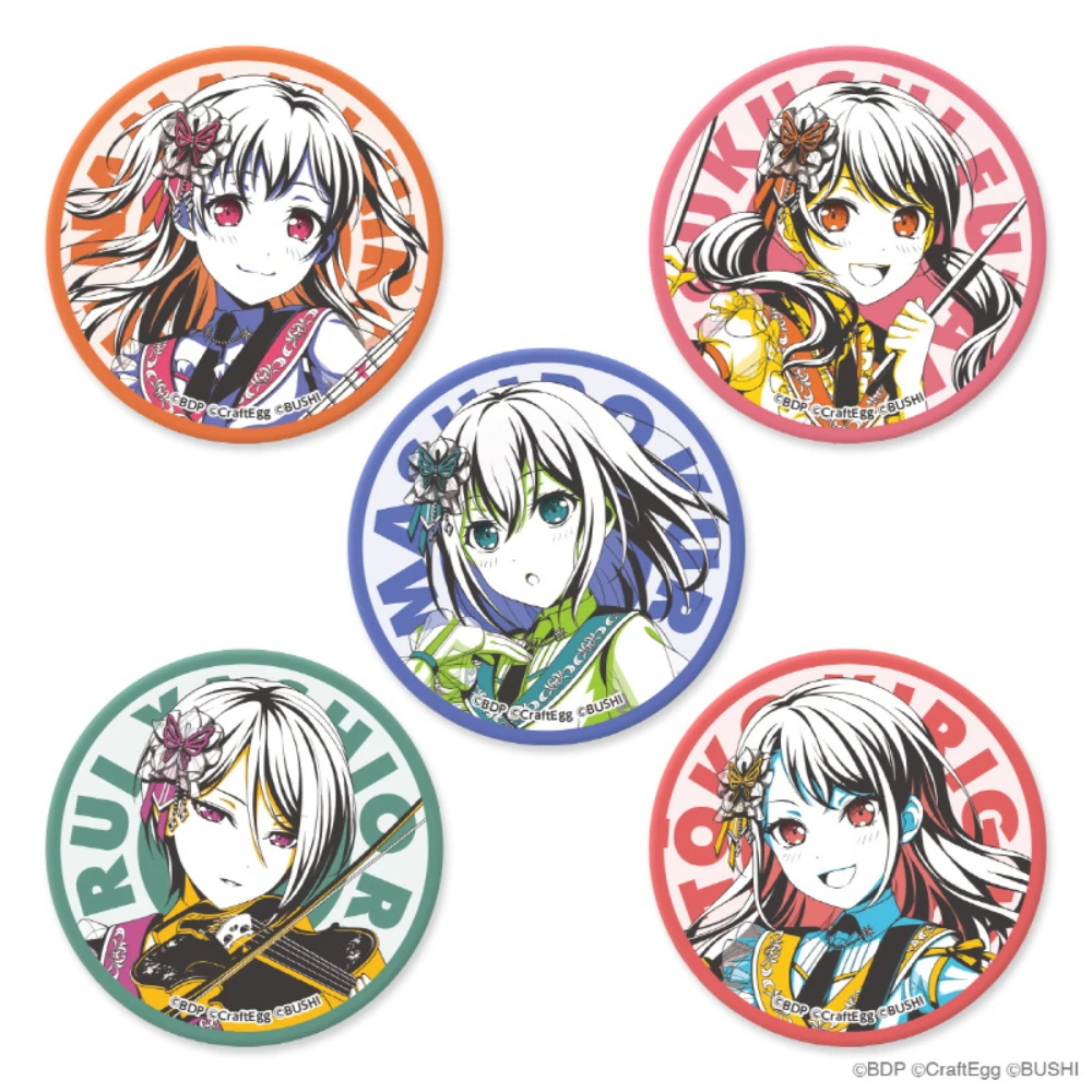 BUSHIROAD BanG Dream! Girls Band Party! C-POP ART 布章夾式徽章 Morfonica