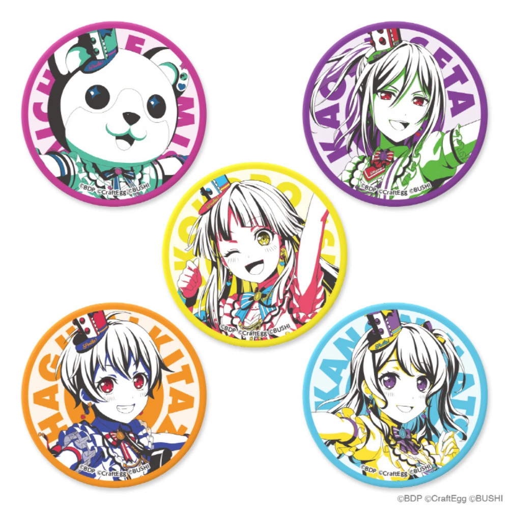 BUSHIROAD BanG Dream! Girls Band Party! C-POP ART 布章夾式徽章 Hello, Happy World!
