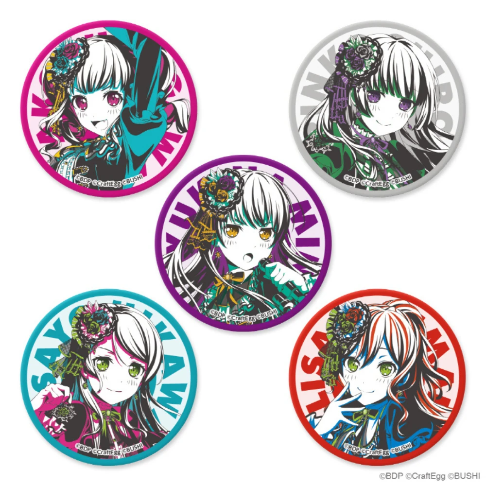 BUSHIROAD BanG Dream! Girls Band Party! C-POP ART 布章夾式徽章 Roselia