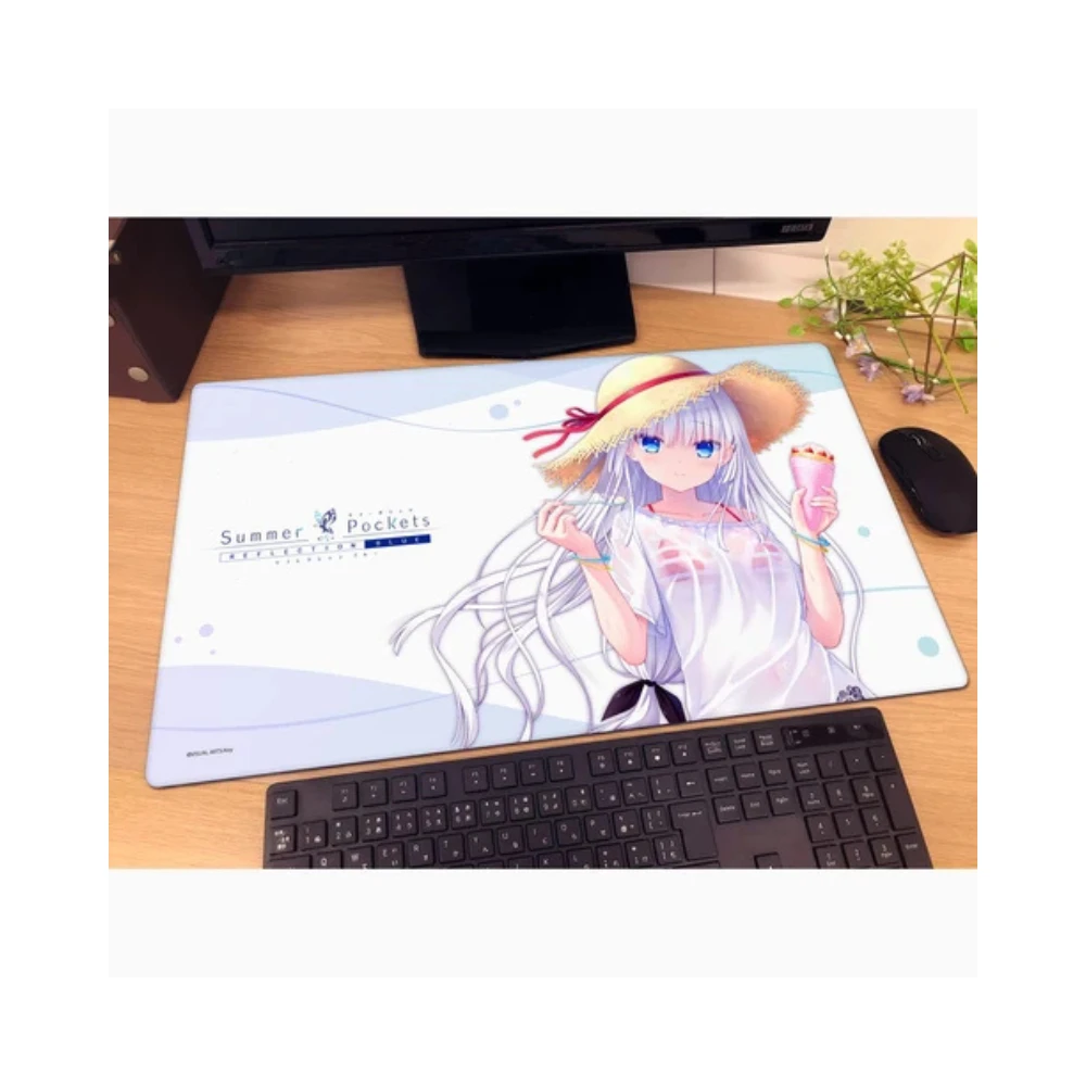 【2026年12月預購】(09/24結單)窗簾魂 橡膠桌墊『Summer Pockets REFLECTION BLUE』鳴瀨白羽 夏日祭典2024