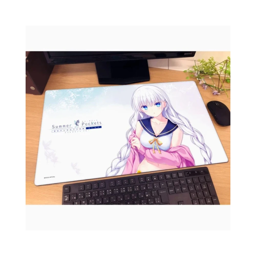 【2026年12月預購】(09/24結單)窗簾魂 橡膠桌墊『Summer Pockets REFLECTION BLUE』鳴瀨白羽 夏日祭典2025