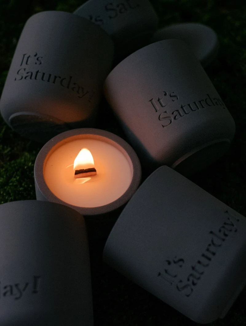 台灣原創香氛蠟燭｜星期六蠟燭It's Saturday! scent candle 【 BOOK