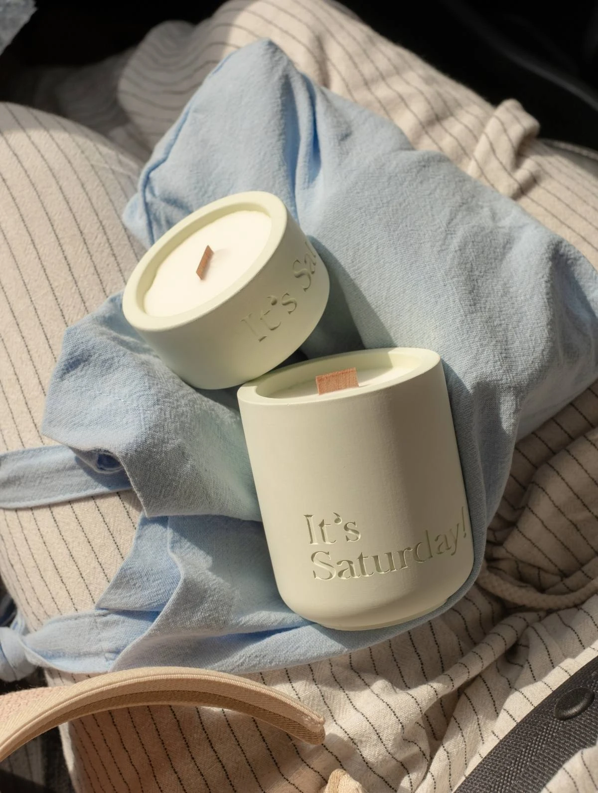Doing Nothing 系列 // 酪日島嶼 麝香茶香調 - 手工水泥香氛蠟燭