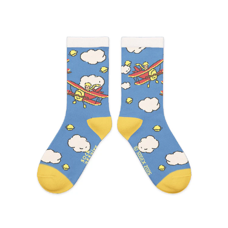 【Kids】Le Petit Prince, Aviator Kids Socks