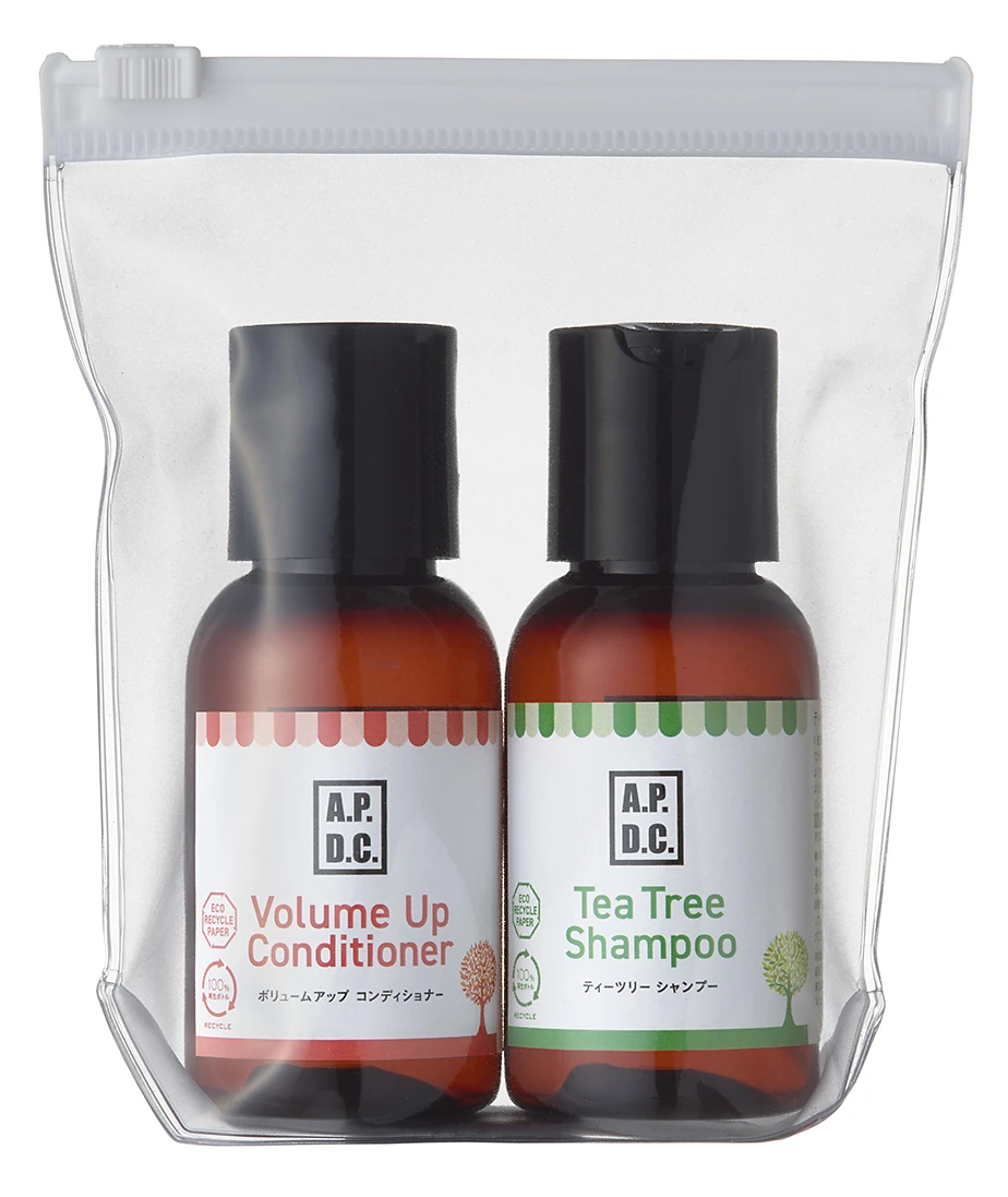 A.P.D.C.茶樹精油沐浴乳+保濕潤髮組50ml