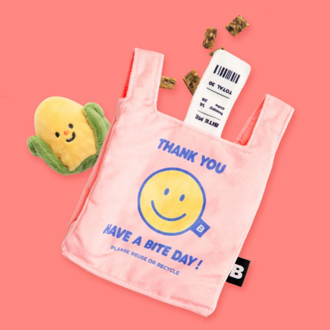 BITE ME GO物袋(粉色)｜藏食玩具