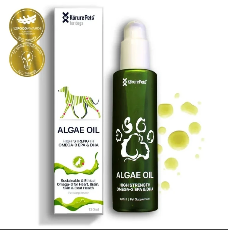 KORURE｜紐西蘭海藻油 (狗120ml) / 皮膚毛髮亮麗 心血管心臟及大腦維持