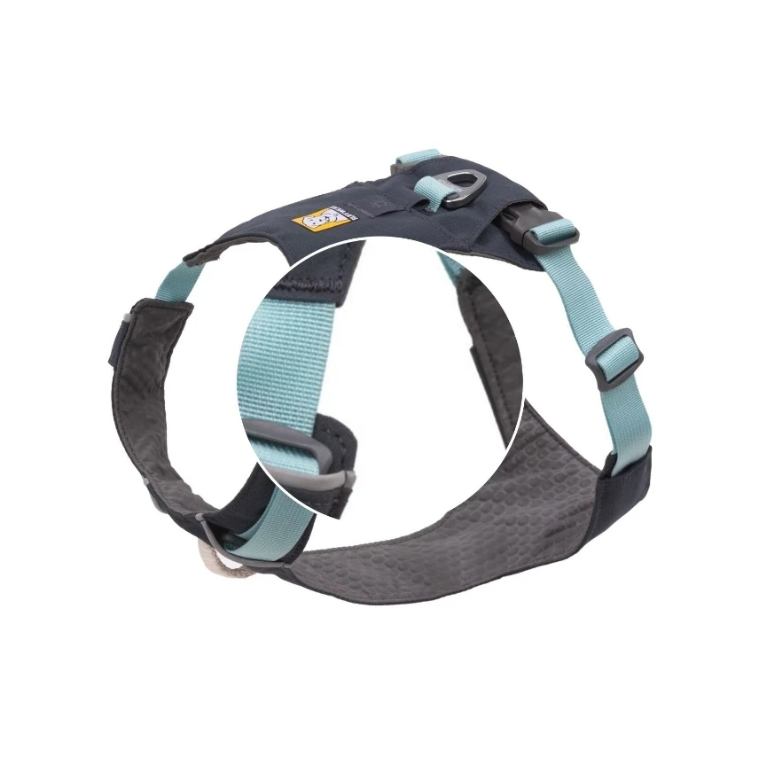 [RUFFWEAR]Hi&Light 輕量化胸背 Basalt Gray