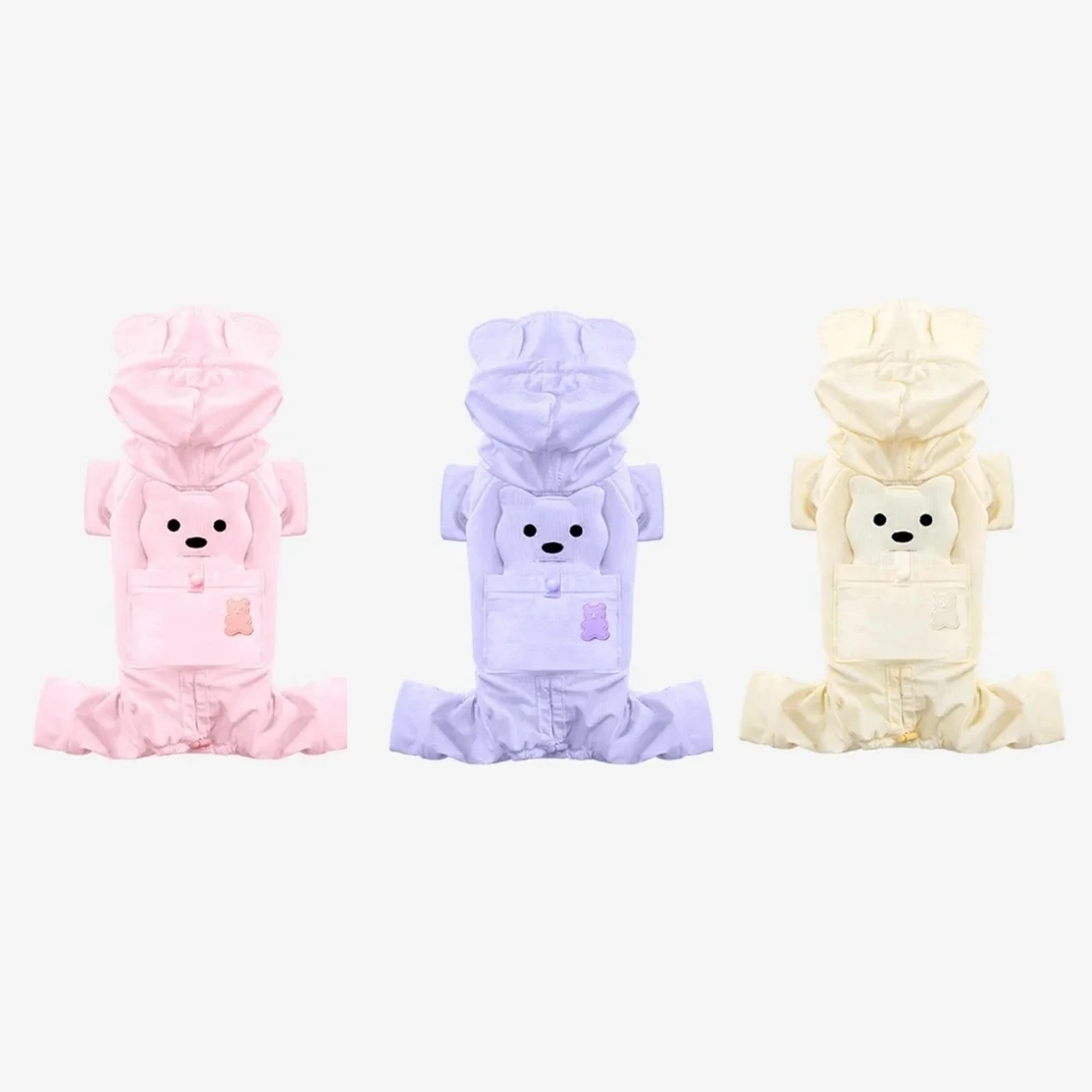 Puppy G貝爾熊涼感四腳衣  (三色)