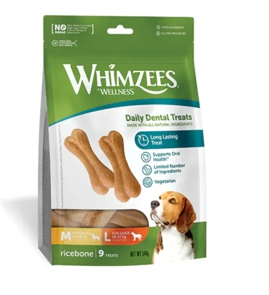 WHIMZEES 唯潔｜米骨型潔牙骨-超值包 (M/L)