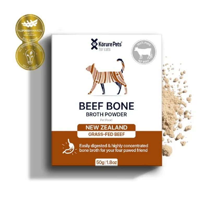 KORURE｜100%天然牛骨高湯粉-50g(犬+貓｜虛弱補充 術後修復)