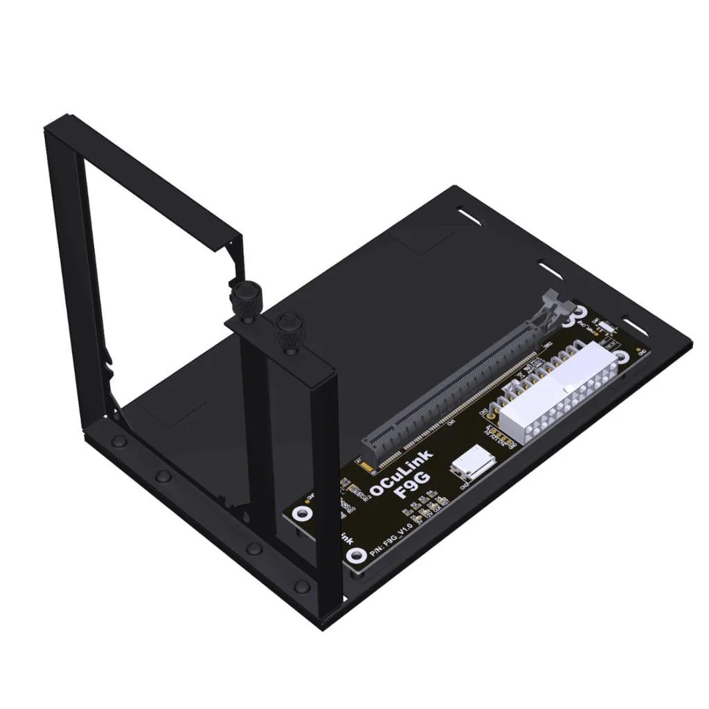 OCuLink 外接顯卡擴充座 開放式 PCIe 4.0x4 64Gbps ATX電源供應