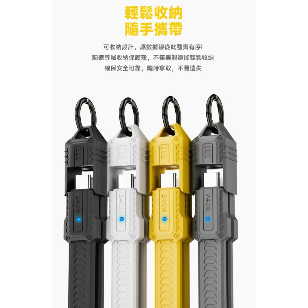 USB4 全功能 FPC 軟板線 防丟款 相容雷電4 80Gbps 8K 240W