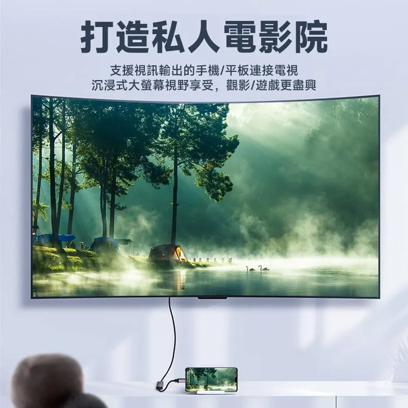 Type-C 轉 DP / miniDP 8K 轉接頭 轉接短線