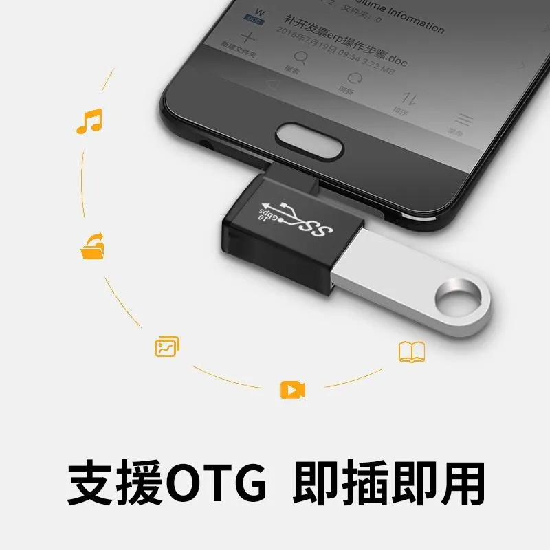 ＵSB A母C公 / C母A公 鋁合金 側彎 90度轉接頭 支援10Gbps