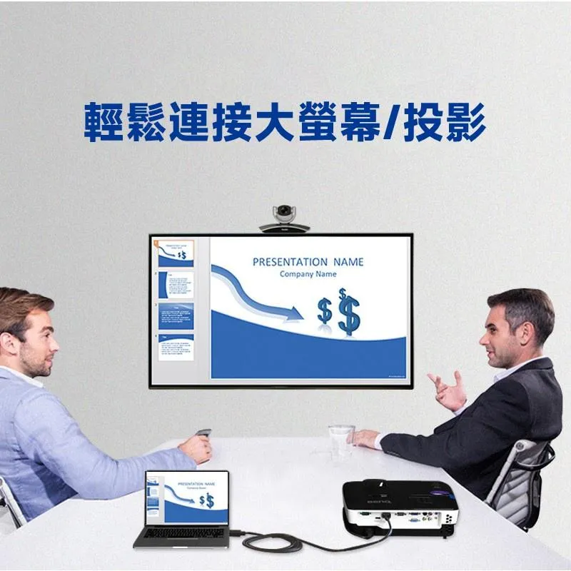USB3.0 轉 VGA/HDMI 外接顯卡 轉接線 多種長度可選