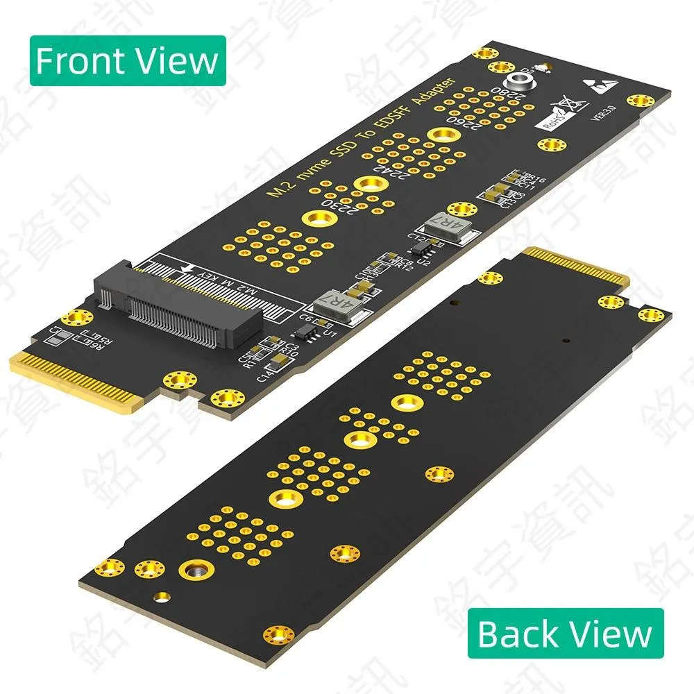 M.2 NVMe SSD 轉 EDSFF E1.S SSD 轉接器 PCIe4.0 x4
