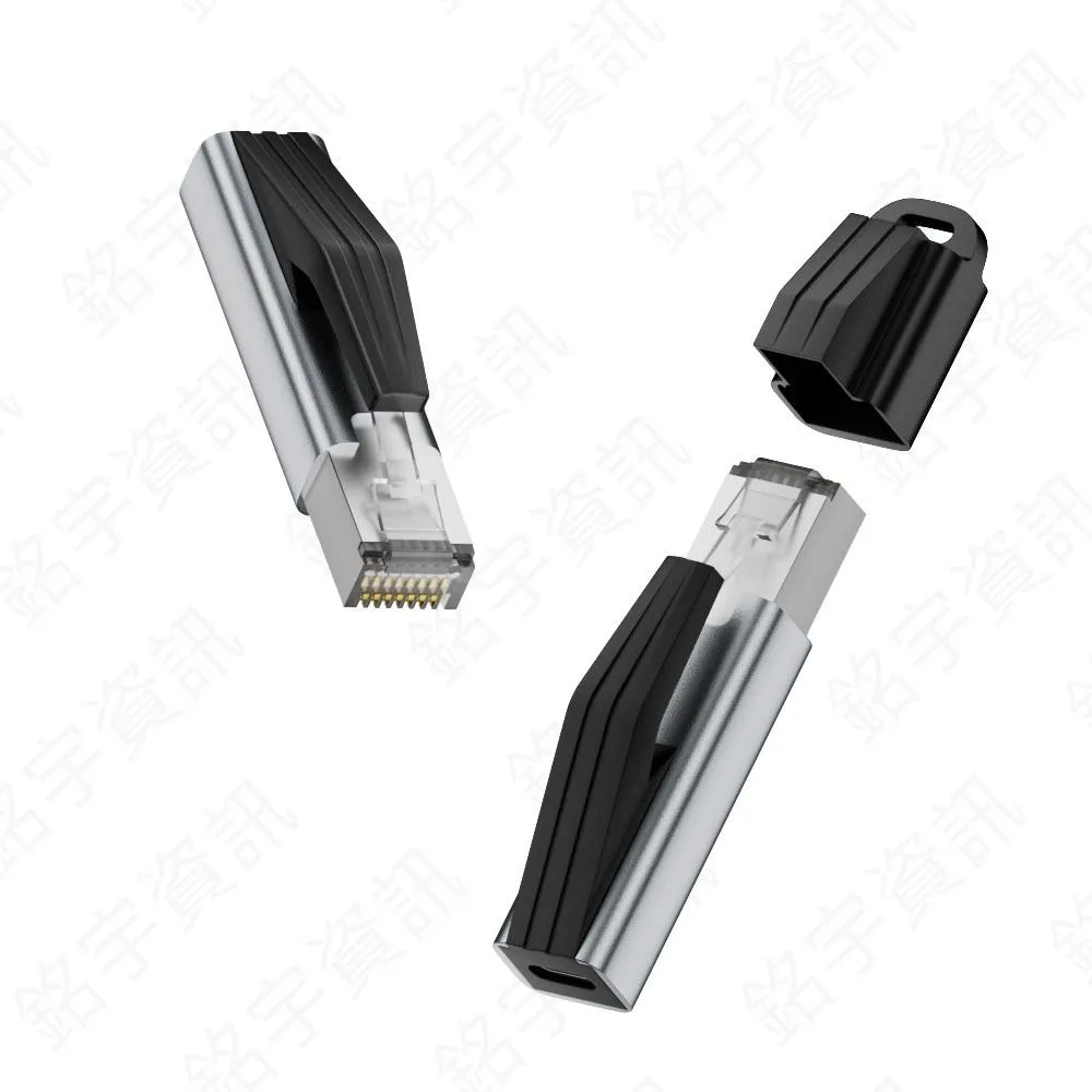 告別WiFi爆Ping! USB-C 母轉 RJ45 公 Gigabit 轉接頭 USB3.0 1000Mbps