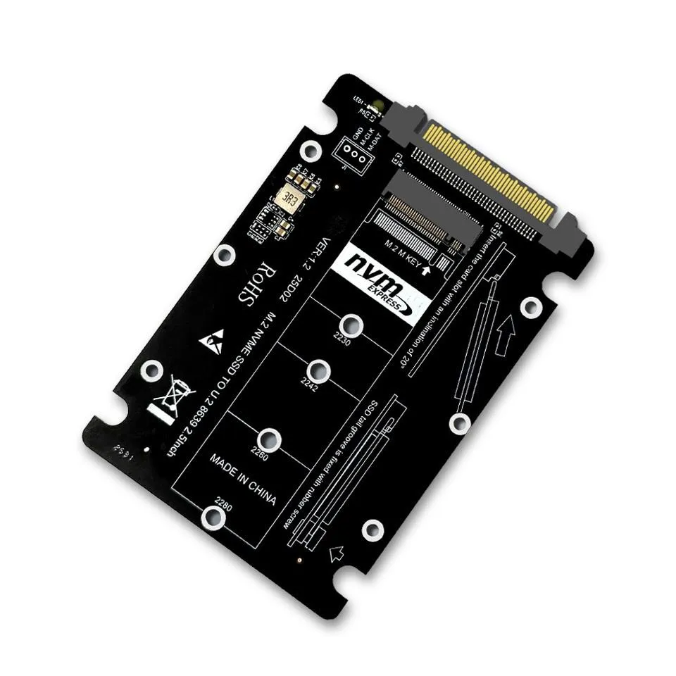 極速 64Gbps！M.2 NVMe 轉 U.2 (SFF-8639) 轉接卡 PCIe4.0 x4
