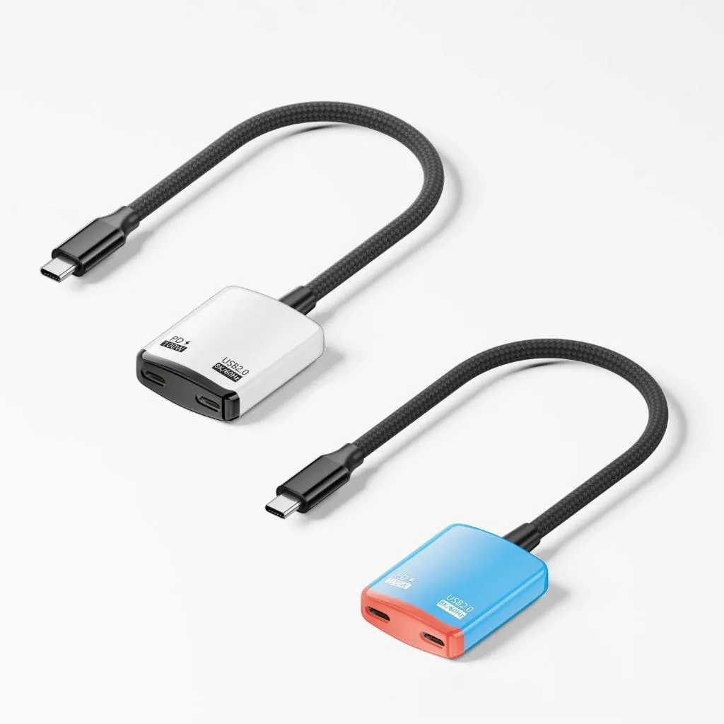 AR 全功能二合一轉換器｜PD 100W 快充 8K/4K 視訊輸出 邊充邊玩