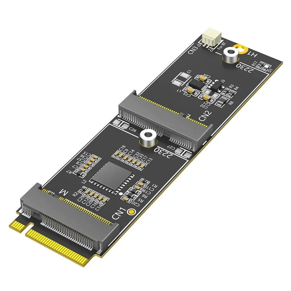 M.2 NVMe 轉接 M.2 + WiFi 藍牙二合一擴充卡 2230 網卡轉接板 ASM1182e晶片