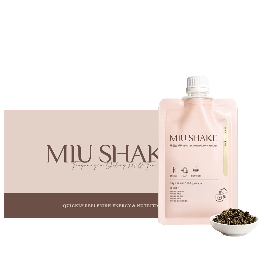 鐵觀音厚奶 高纖蛋白口袋餐(7入/盒) - MIU SHAKE