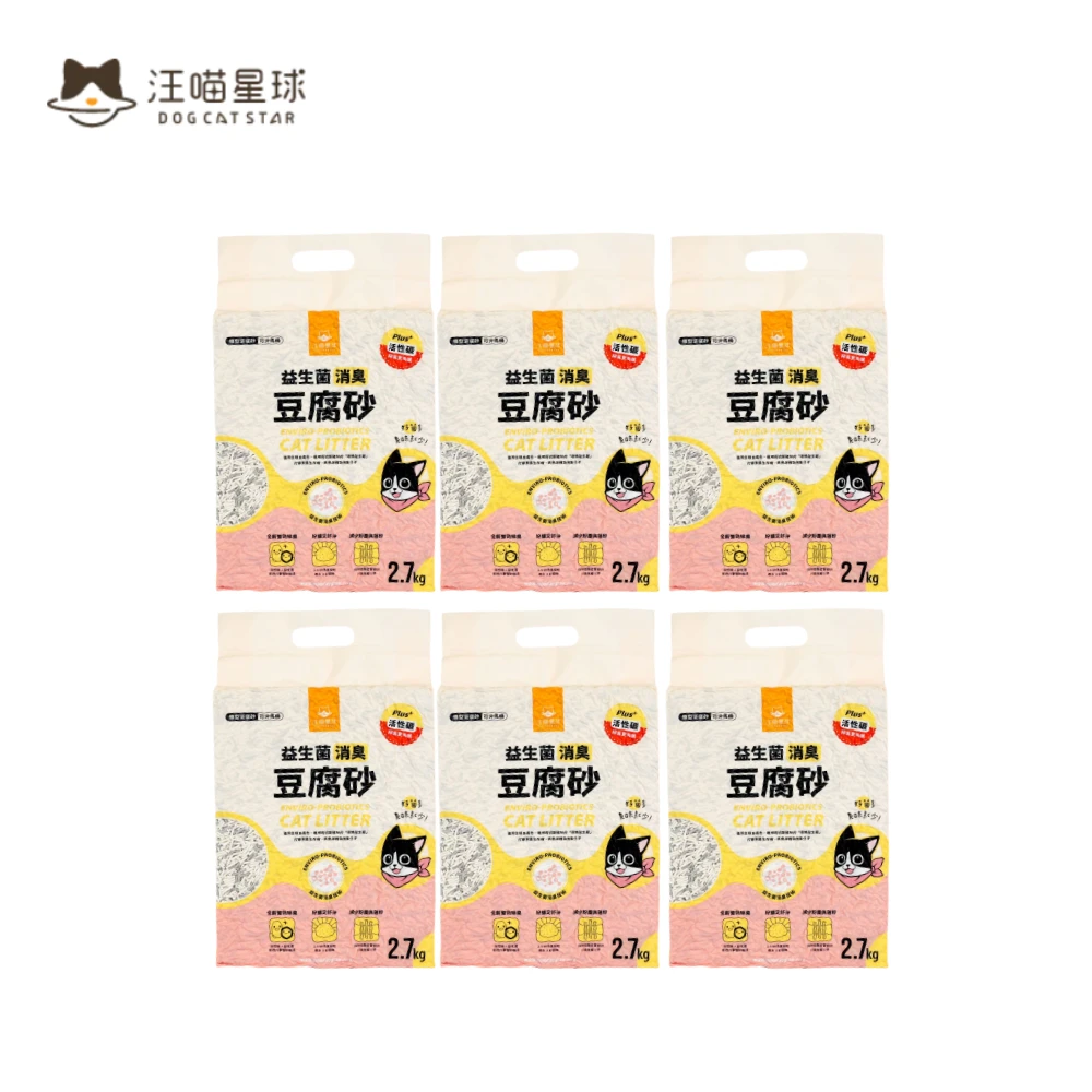 【箱購】汪喵星球|益生菌豆腐砂(條型)6包入