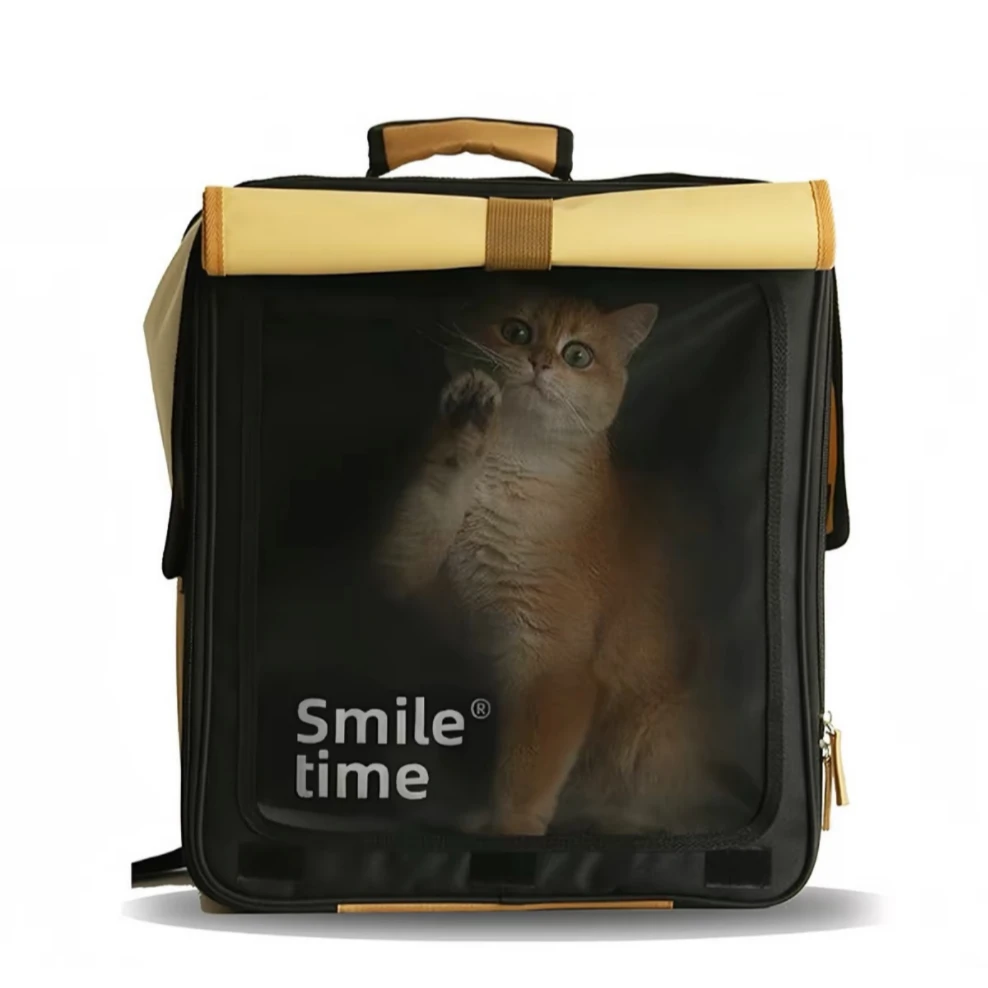 SMILE TIME 捲簾雙肩後背包