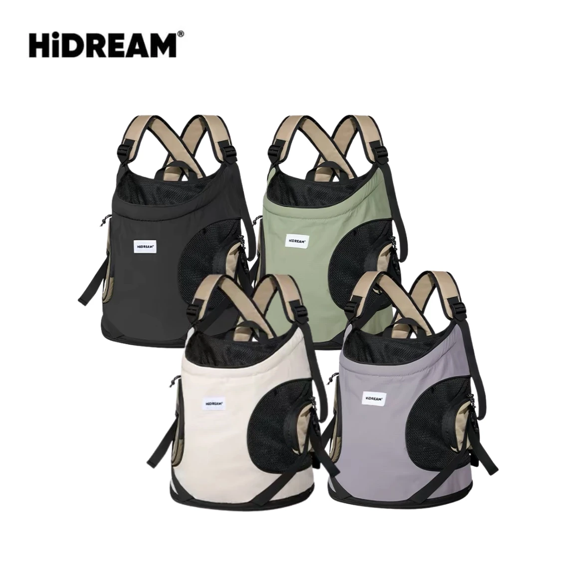 HiDREAM | 前抱式托特寵物背包