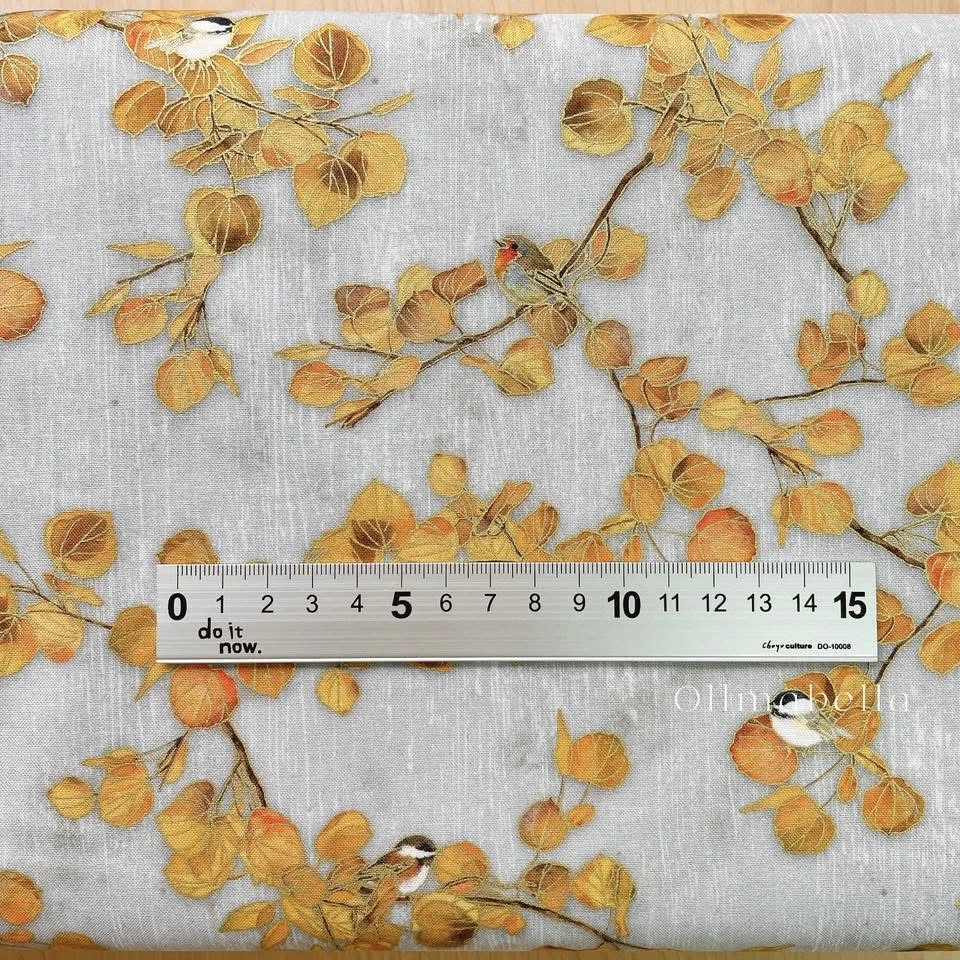 美國印花布｜感恩季節－白楊